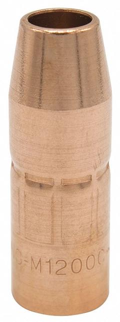 MILLER ELECTRIC Nozzle: AccuLock MDX, 1/2 in, Conical, Flush, Copper, Miller, 2 PK (MPN NS-M1200C). Key specifications — Insulation Type: Self-Insulated; Duty Rating: Standard Duty; Nozzle to Tip Relationship: Flush; For Contact Tip Series: AccuLock MDX; Manufacturer Part Number: NS-M1200C; Brand: MILLER ELECTRIC.