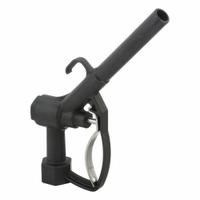 BANJO Drum Pump Nozzle: Manual, No Meter Included, Non-Pressure Activated, Polypropylene, 1 in FNPT (MPN VN100). Key specifications — Nozzle Body Material: Polypropylene; Brand: BANJO; Spout Connection Type: Integral to Nozzle; Spout Material: Polypropylene; Nozzle Extension Type: Rigid; Wetted Materials: FKM/Polypropylene/Stainless Steel.