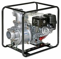 TSURUMI Engine Driven Pump: 5 1/2 hp, 3 in MNPT, 3 in MNPT, 225 gpm Flow Rate @ 20 Ft. of Head, TE (MPN TE3-80HA). Key specifications — Volute Material: Cast Iron; Ignition Type: Recoil-Start; Brand: TSURUMI; Kit Components: Impeller Wrench.