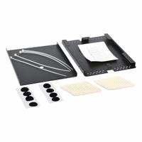 FIBERTRONICS Splice Tray: 120.6 mm Overall Dp, 177.8 mm Overall Wd, 12.7 mm Overall Ht, Aluminum (MPN FT-TRAY12AL). Key specifications — Brand: FIBERTRONICS; Material: Aluminum; Product Type: Splice Tray.