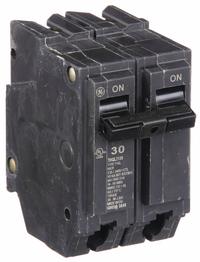 GE Miniature Circuit Breaker: THQL, 30 A, 120/240V AC, Single Phase, 10kA at 120/240V AC, Std (MPN THQL2130). Key specifications — Amps: 30 A; AC Voltage Rating: 120/240V AC; Phase: Single; Max. AIR Rating: 10kA at 120/240V AC; For Use With: Power Mark Gold Load Centers and AQ Lighting Panels.