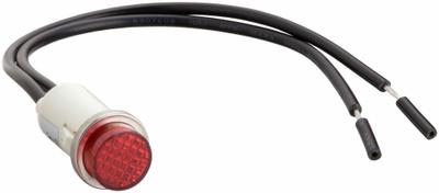 APPROVED VENDOR Raised Panel Light: 12 mm Panel Mounting Hole Dia, Incandescent - Incandescent Indicator Pilot Lights
