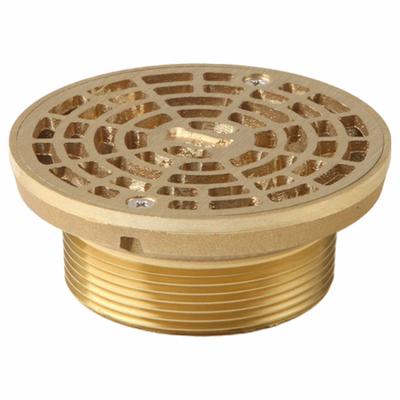 SMITH LIGHT COMMERCIAL Grate: A, Round, 4 3/4 in Overall Dia, 2 in Overall Ht, Cast Iron - Light-Duty Floor Drain Grates (Class A)