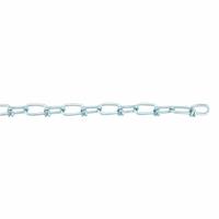 DAYTON Double Loop Chain: Steel, 70 lb Working Load Limit, Double Loop, 1 in Link Inside Lg, Zinc (MPN 2ZDH4). Key specifications — Brand: DAYTON; Item Trade Size: 4.