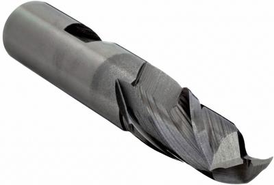 OSG Square End Mill: Cobalt, 2 Flute, 12.5 mm Mill Dia, 28.57 mm LOC - General Purpose Cobalt Square End Mills
