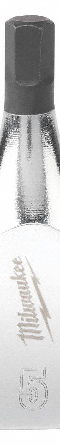 MILWAUKEE Socket: 3/8 in Drive Size, Hex Tip, 5 mm Tip Size, 1 3/4 in Overall Lg, Metric (MPN 45-34-1051). Key specifications — attr1204767: MILWAUKEE.