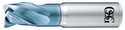 OSG Square End Mill: Carbide, DLC Coated, 3 Flute, 1" Mill Dia, 1.523" LOC - Reduced-Neck Carbide Square End Mills for Aluminum