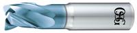OSG Square End Mill: Carbide, DLC Coated, 3 Flute, 1" Mill Dia, 1.523" LOC, 4" OAL (MPN 28740550)
