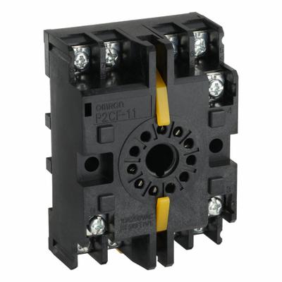 OMRON Socket: DIN-Rail Socket Mounting - Combination DIN-Rail & Surface-Mounted Sockets