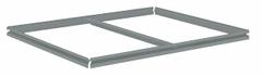 TENNSCO Shelf: 48 in x 36 in, 850 lb Load Capacity, Gray, Shelf (MPN ZBES-4836). Key specifications — Includes: (4) Beams; Shelf Configuration: Single Straight; Color: Gray; Frame Material: Steel; Brand: TENNSCO; Frame Finish: Zinc Plated; Product Type: Shelf.