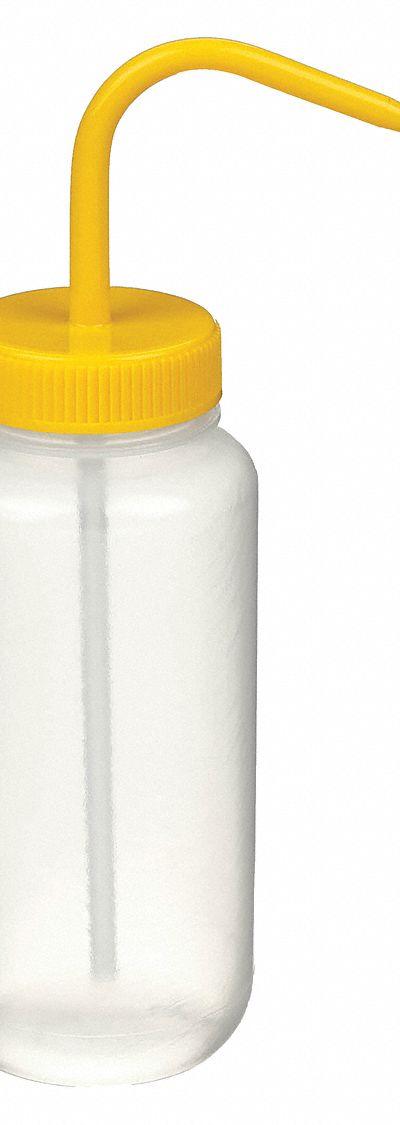 APPROVED VENDOR Wash Bottle: 500 mL - Wide Mouthed Standard Spout Wash Bottles