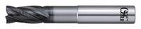 OSG Roughing End Mill: Carbide, WXL Coated, 4 Flute, 3/4" Mill Dia, 2-1/4" LOC, 0.03" Chf (MPN 38254511)