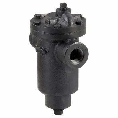 MEPCO Steam Trap: Cast Iron, 1/2 in FNPT, 955 lb/hr, 125 psi Max., 450°F Max. - Standard Inverted-Bucket Steam Traps