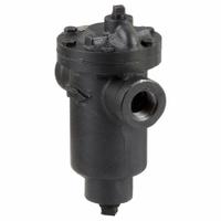 Steam Trap: Cast Iron, 1/2 in FNPT, 955 lb/hr, 125 psi Max., 450°F Max., Strainer Not Included (MPN IB11-2-125G). Key specifications — Installation Orientation: Horizontal; Brand: MEPCO; Configuration: In-line.