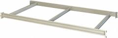 HALLOWELL Bulk Rack Shelf: 96 in x 48 in x 3 1/8 in, 14 ga Beams, 3,000 lb Load Capacity (MPN HBRL9648PL). Key specifications — Frame Finish: Powder Coated; Frame Material: Steel; Color: Light Gray; Includes: (2) Beams; Brand: HALLOWELL.