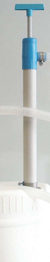 ACTION PUMP Hand Pump: Piston Action, Pump with Hose, PVC Housing, 28 oz per stroke, Piston, 41 in (MPN 7028). Key specifications — Brand: ACTION PUMP; Housing Material: PVC; Maximum Flow Rate: 28 oz per stroke; Suction Tube Material: PVC; Seal Material: PVC.
