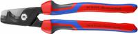 KNIPEX StepCut XL Cable Shear: Rubber Handle, Straight, For 29/32 in Max Dia Aluminum Electric Cable (MPN 95 12 225). Key specifications — attr324789: KNIPEX; attr308384: Straight; attr308389: Rubber; attr308391: 4/0 AWG.