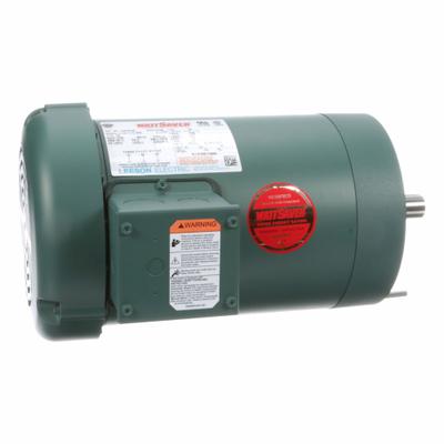 LEESON Three Phase TEFC Motors: C-Face Mount, Totally Enclosed Fan Cooled, 1 1/2 hp - C-Face 3-Phase General Purpose AC Motors