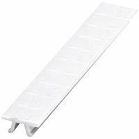 SCHNEIDER Marking Strip: White, 0.24 in Wide Terminal Blocks (MPN NSYTRAB620). Key specifications — Compatible Manufacturer Model Number: NSYTRH; Marking: Numbers 11 to 20; Compatible with Product Type: 0.24 in Wide Terminal Blocks; Brand: SCHNEIDER.