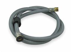 AMERICAN STANDARD Supply Hose: Metal/Rubber, Chrome, 46 in Overall Lg, 1/2" Sprayer Connection Size (MPN M962368-0070A). Key specifications — Sprayer Connection Size: 1/2"; Brand: AMERICAN STANDARD; Color/Finish: Chrome; Includes: Rubber Seal; Material: Metal; Product Type: Supply Hose.