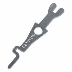 LEVITON Wall Switch: Locking Switch, Single Pole, Maintained, White, 120/277V AC, 20 A (MPN 1221-2WL). Key specifications — Illuminated: No; Voltage Rating: 120/277V AC.