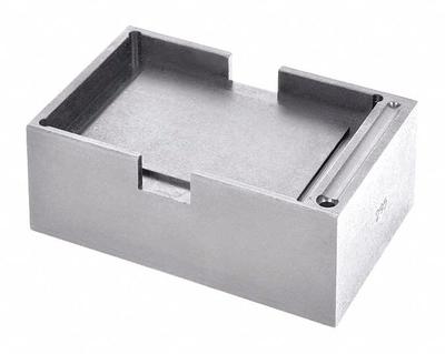 OHAUS Modular Block: Anodized Aluminum, 1 7/8 in Overall Wd, 2 3/4 in Overall Lg - Dry Bath Blocks