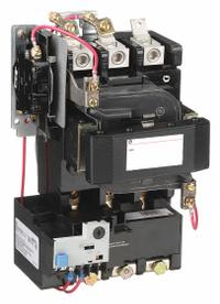 GE NEMA Magnetic Motor Starter: Non-Reversing, 3 Poles, NEMA Size 3, 90 A, 240V AC Coil (MPN CR306E00300XAAAAL). Key specifications — Brand: GE; Auxiliary Contact Form: 1NO; Coil Voltage: 240V AC; Phase: Three; Auxiliary Contacts Included: 1NO; Signaling Features: Pilot Light; Thermal Units Required: None (Not Applicable to Electronic Overloads).