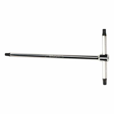 BETA Torx Key: 3 Tips, Torx, Std End, T15 Tip Size, Long, Alloy Steel, Matte - T-Shaped Torx & Torx Plus Keys