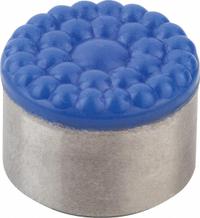 KIPP Rear-Mount Insert w/Polyurethane Face: 25 mm Dia, M6, 12 mm Ht, Textured, Polyurethane (MPN K0385.25126). Key specifications — Brand: KIPP.