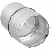 Appliance Adapter: 4 in Duct, 6 in Lg, Steel, 4 1/2 in Inlet Dia, 4 in Outlet Dia, Category I (MPN 4FCAC). Key specifications — Finish: Zinc Coated; Brand: AMERI-VENT; Product Type: Appliance Adapter; Material: Steel; Connection Type: Snap Lock; Vent Material: Zinc Coated Steel.