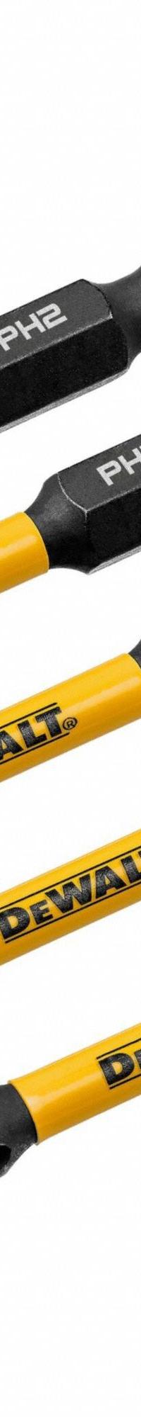 DEWALT Torsion Bit: Torsion Bit, Imperial, PH2 Bit Industry Size, #2 Bit Size, Std, Impact Rated (MPN DWAFE2PH2IR5). Key specifications — attr1119695: DEWALT; attr1119703: S2 Steel; attr1119710: Standard; attr1119708: Hex; attr1202404: #2.