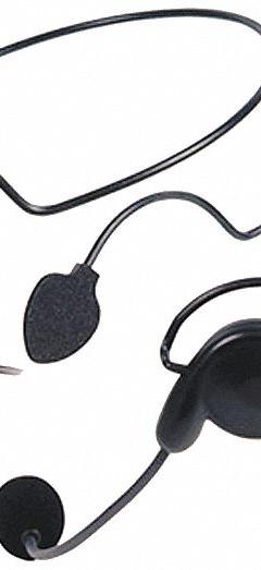 MIDLAND Headset: Fits Midland, For GXT/X-Talker Series, Behind-the-Head, Push To Talk, Black, Wired (MPN AVPH5). Key specifications — Connector Type: Two Pin; Compatible Radio Series: GXT; Push To Talk: Yes; Manufacturer Part Number: AVPH5; Brand: MIDLAND.