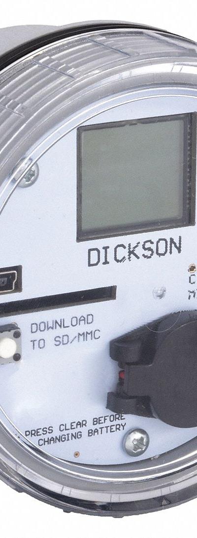 DICKSON Data Logger: PR525, Pressure, USB, Software Available Separately - Pressure & Temperature Data Loggers