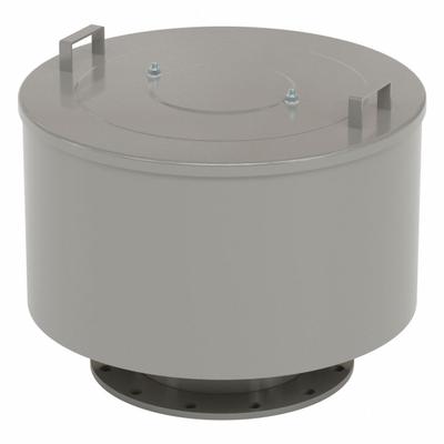 SOLBERG Filter Silencer: 10 in Flange Inlet Size, 3,300 scfm, 23 in Overall Ht - Air Compressor Intake Filters & Silencers