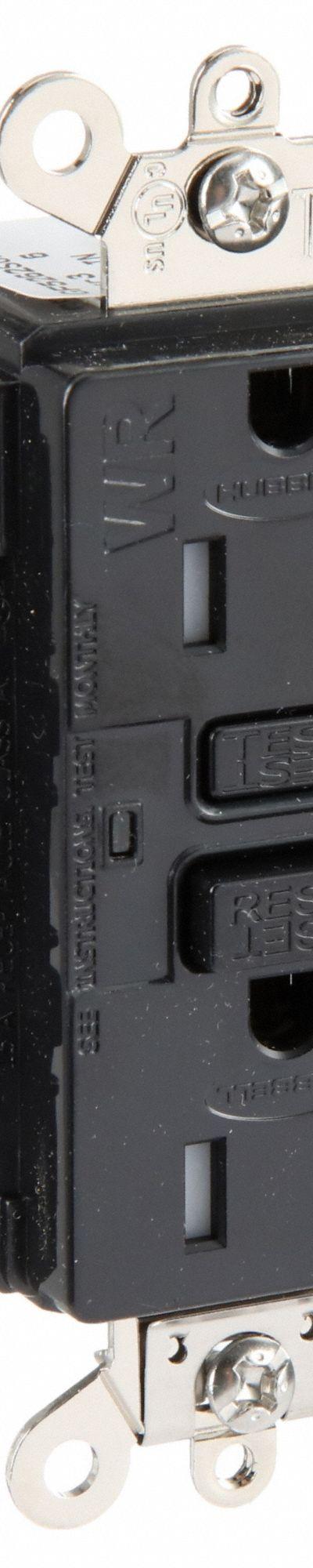 HUBBELL GFCI Receptacle: Duplex - General Purpose Receptacles