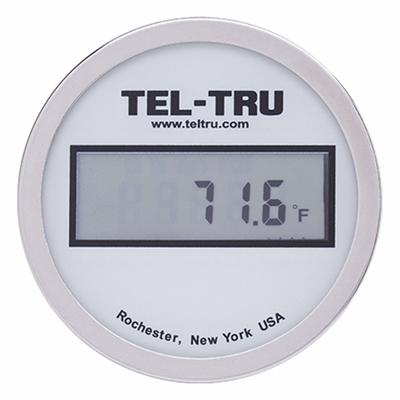 TEL-TRU Digital Thermometer: -67°F to 302°F, +/-0.4, 0.1°F /0.1°C - Industrial Digital Pocket Thermometers