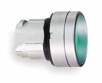 SCHNEIDER Recessed Push Button: Green, 22 mm Mounting Size, Metallic, Momentary (MPN ZB4BA36). Key specifications — Brand: SCHNEIDER; Action: Momentary; Series: XB4; Push Button Material Type: Metallic.