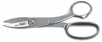 KLEIN TOOLS Shop Shears: Ambidextrous, 8 in Overall Lg, Serrated, Steel, Pointed, Silver (MPN 22001). Key specifications — attr308500: Steel; attr308502: Silver; attr308505: Ambidextrous; attr308522: Kevlar; attr324896: KLEIN TOOLS.