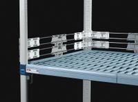 METRO Back Ledge: 2 in x 36 in, Side to Side, 2 Dividers/Ledges, Polymer/Stainless Steel, Taupe (MPN MQL36-2S). Key specifications — Brand: METRO; Material: Polymer; Total Number of Dividers/Ledges: 2; Color: Taupe.