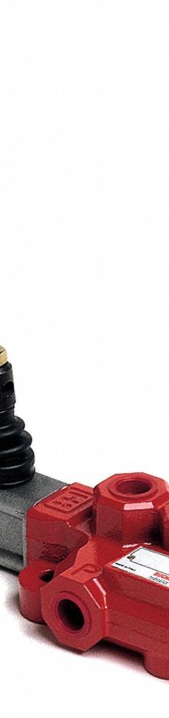 BUCHER HYDRAULICS Lever Operated Sectional Valve: Four-Way / Three Positions, Closed Center (MPN HDM141). Key specifications — attr1017968: BUCHER HYDRAULICS; attr1017969: Closed Center; attr1018005: Spring Center to Neutral.