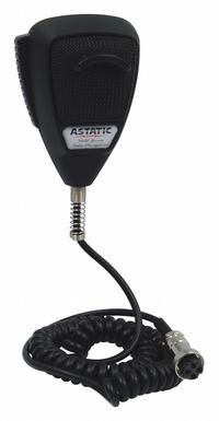 ASTATIC Microphone: Fits CB Radios, For CB Radios Series, 216 in Cord, Noise Cancelling, 30210002. Key specifications — Compatible Radio Series: CB Radios; Color: Black; Radio Connector Type: 4-Pin; Brand: ASTATIC; Manufacturer Part Number: 30210002.