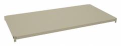 TENNSCO Shelf: 48 in x 24 in, 700 lb Load Capacity, Steel, 18 ga Decking, Sand, Shelf (MPN HDSL-4824). Key specifications — attr7875: Steel; attr7906: Shelf; attr17410: Zinc Plated; attr17412: Single Straight; attr17414: Sand; attr17415: Steel; attr37831: TENNSCO; attr37833: Zinc Plated.