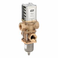 JOHNSON CONTROLS Pressure Regulating Valve: Pressure, Three-Way, 24 gpm Max., 200 psi to 400 psi (MPN V248GC1-001C). Key specifications — For Refrigerant Type: R-410A; Brand: JOHNSON CONTROLS; Body Material: Brass.