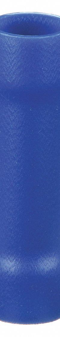 GRAINGER Butt Splice Connector: Blue, Vinyl, For Wire Size 16 AWG – 14 AWG, 600 V, Pack Qty 100 (MPN 4FRJ1). Key specifications — Brand: GRAINGER.