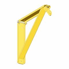 SCHAEFER Mounting Bracket: Mounting Bracket, 30 in Lg, 4 in Wd, Steel (MPN WM36D-Y). Key specifications — Material: Steel; Manufacturer Part Number: WM36D-Y; Brand: SCHAEFER; Color: Yellow.