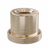 Flanged Sleeve Bearing: Bronze, SAE 841, 1/8 in Bore, 1/4 in OD, 1/4 in Lg, -35°F to 300°F, 10 PK (MPN FF207-02B). Key specifications — System of Measurement: Inch; Material Grade: SAE 841; Flange Type: Flanged; Brand: OILITE.