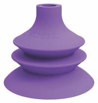 PIAB Vacuum Pad: Plain Pad without Adapter, 72 mm Pad Dia, Thermoplastic Elastomer, Purple, 60A (MPN VL75BX). Key specifications — attr1019194: VL75BX; attr1019196: PIAB; attr1019197: 60A.