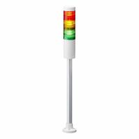 PATLITE Tower Light Assembly: 3 Tier, No Sounder Tier, IP65, Amber/Green/Red, Direct Wire, Steady (MPN LR5-301PJNW-RYG). Key specifications — Manufacturer Part Number: LR5-301PJNW-RYG; Brand: PATLITE; Operating Voltage: 12V DC; Light Tier Color: Red.