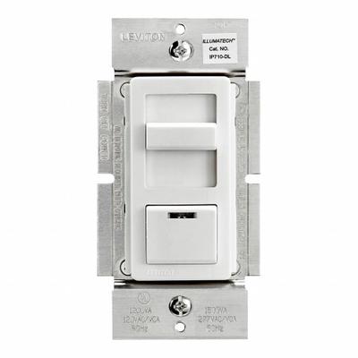 LEVITON Lighting Dimmer: Fluorescent/LED, 1-Pole, 3-Way, 120/277V AC, 10 A - 0-10V Output Dimmers