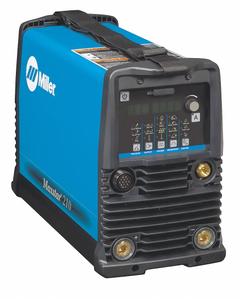 MILLER ELECTRIC TIG Welder: Maxstar 210 DX, DC, Power Source Only (MPN 907684). Key specifications — Maximum Amperage (TIG): 210 A; Phase: Single-/Three-Phase; Input Frequency: 50/60 Hz; Input Voltage (Nominal) (Merch - Table Column, Filters): 400V.